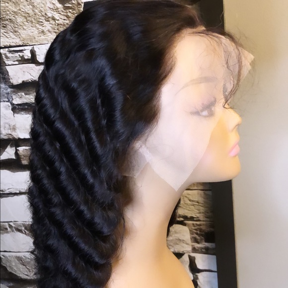 100% Brazilian Virgin Human Hair, Full Lace Wig